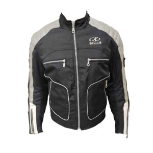 chaqueta moto con cordura piel