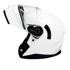 Casco blanco homologado modular