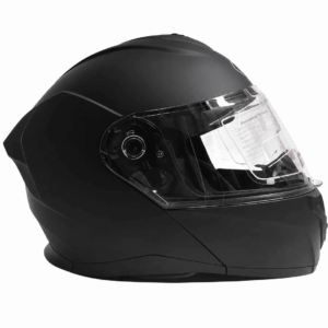 Casco negro moto homologado